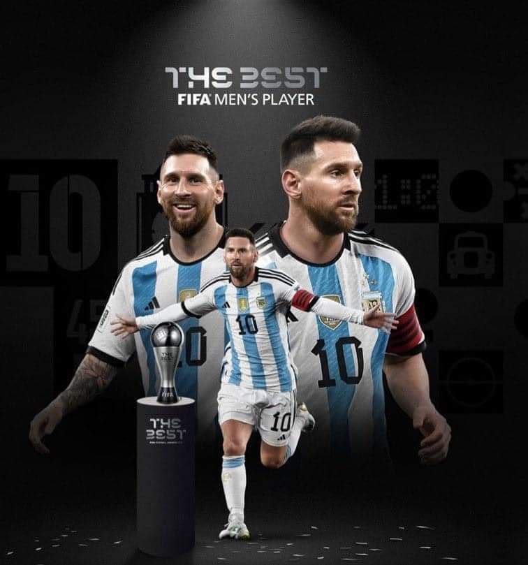 Messi nhận giải FIFA The Best 2023