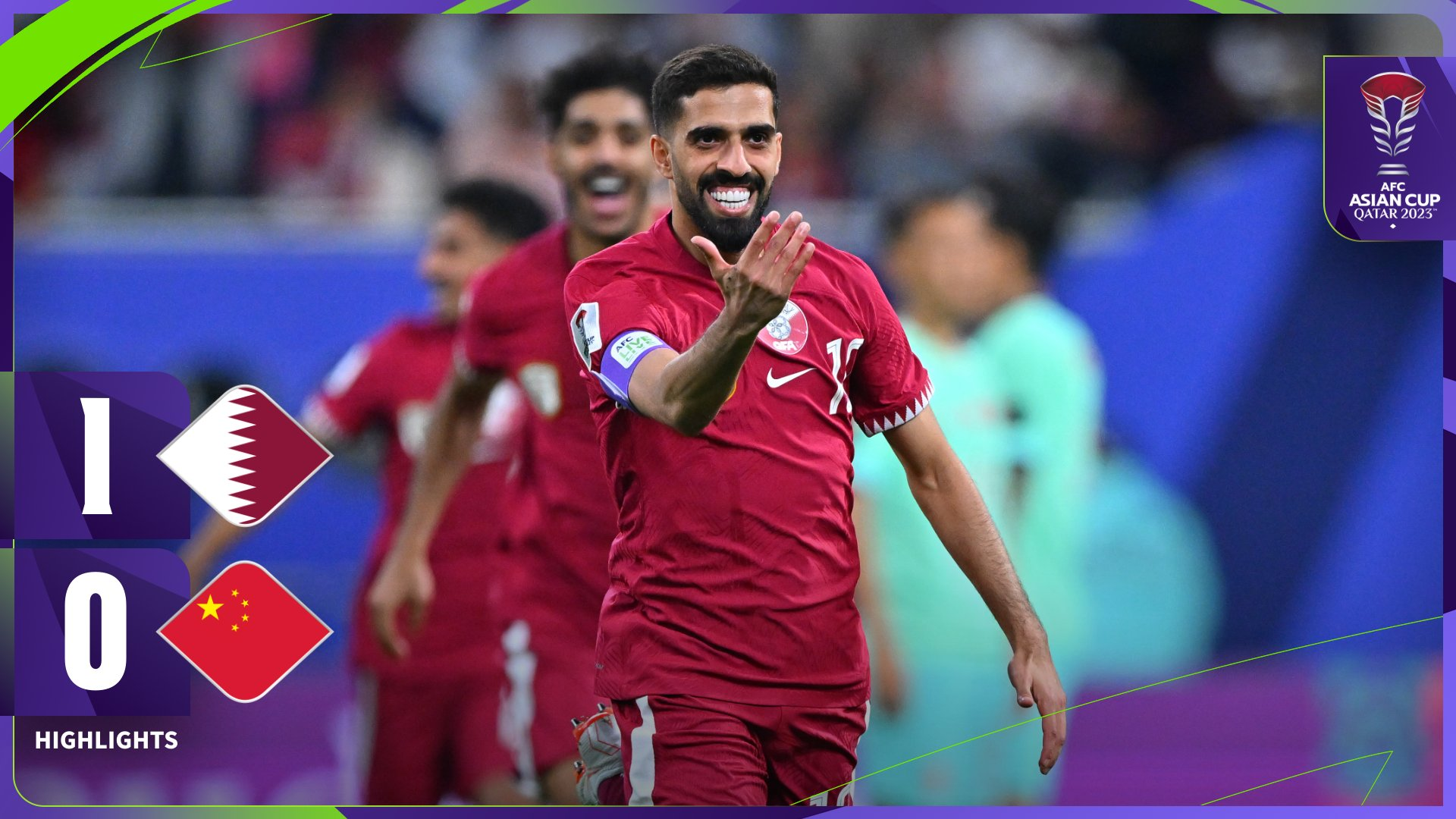 Qatar đánh bại Trung Quốc 1-0, mở ra cơ hội cho Thái Lan và Indonesia đi tiếp Asian Cup 2023