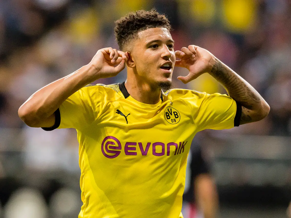 Jadon Sancho vui mừng trở lại Borussia Dortmund